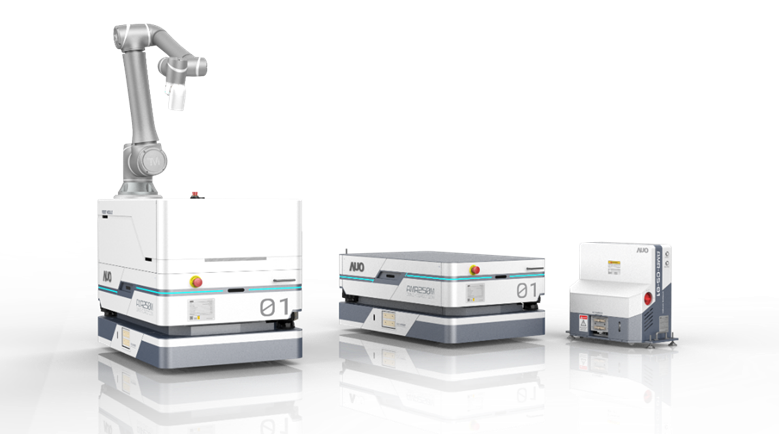 人生就是博數位開發的自主式移動機器人（AMR250M），搭配全向輪並結合AI演算法、2D LiDAR、3D攝影機等技術，協助客戶實現產線全自動化